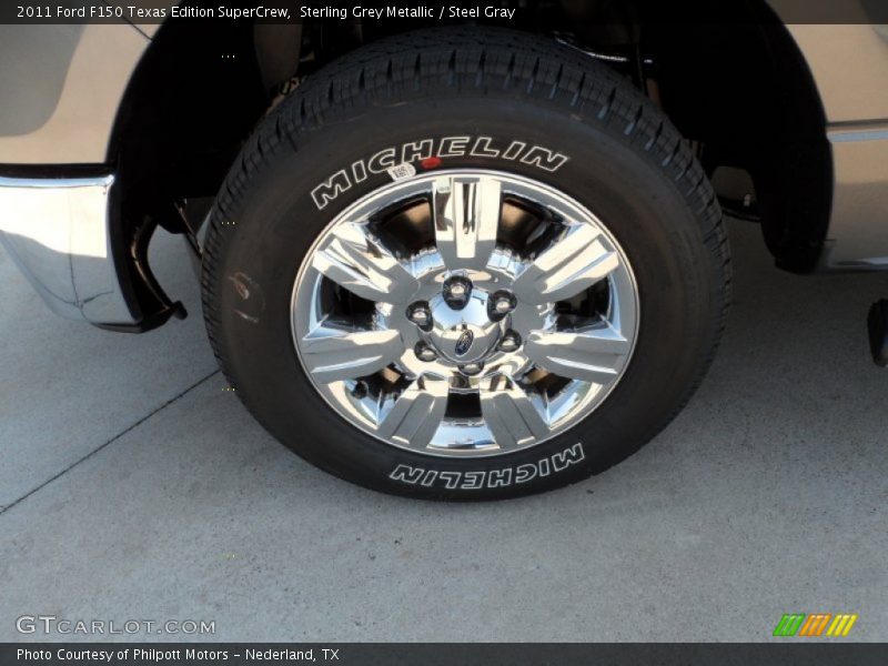 Sterling Grey Metallic / Steel Gray 2011 Ford F150 Texas Edition SuperCrew