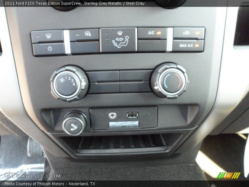 Sterling Grey Metallic / Steel Gray 2011 Ford F150 Texas Edition SuperCrew