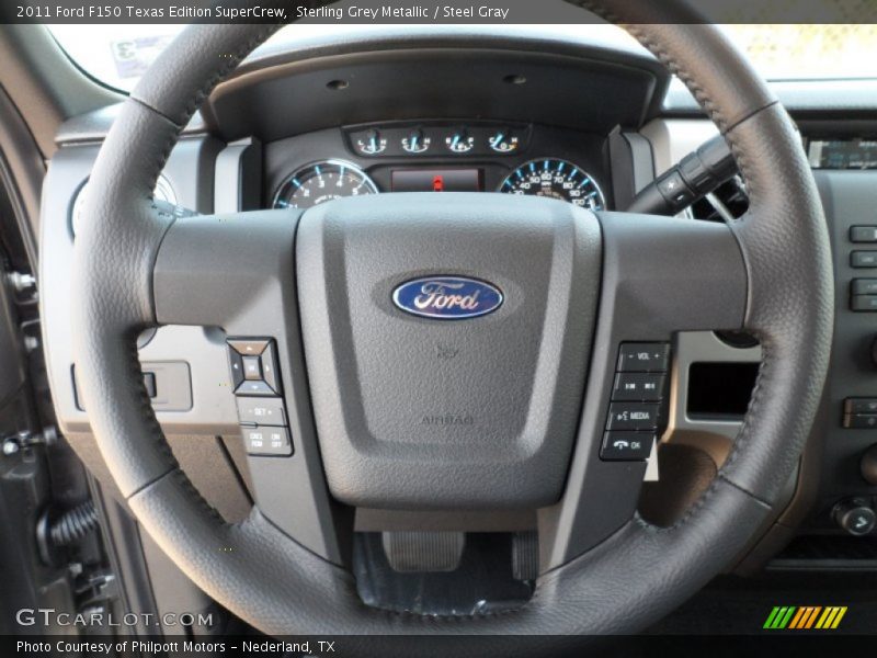 Sterling Grey Metallic / Steel Gray 2011 Ford F150 Texas Edition SuperCrew