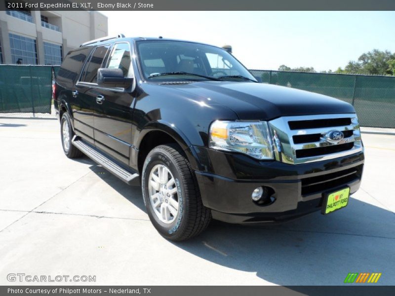Ebony Black / Stone 2011 Ford Expedition EL XLT