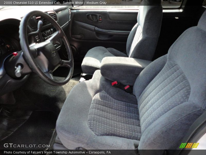  2000 S10 LS Extended Cab Medium Gray Interior