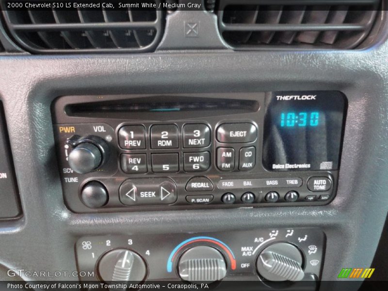 Audio System of 2000 S10 LS Extended Cab