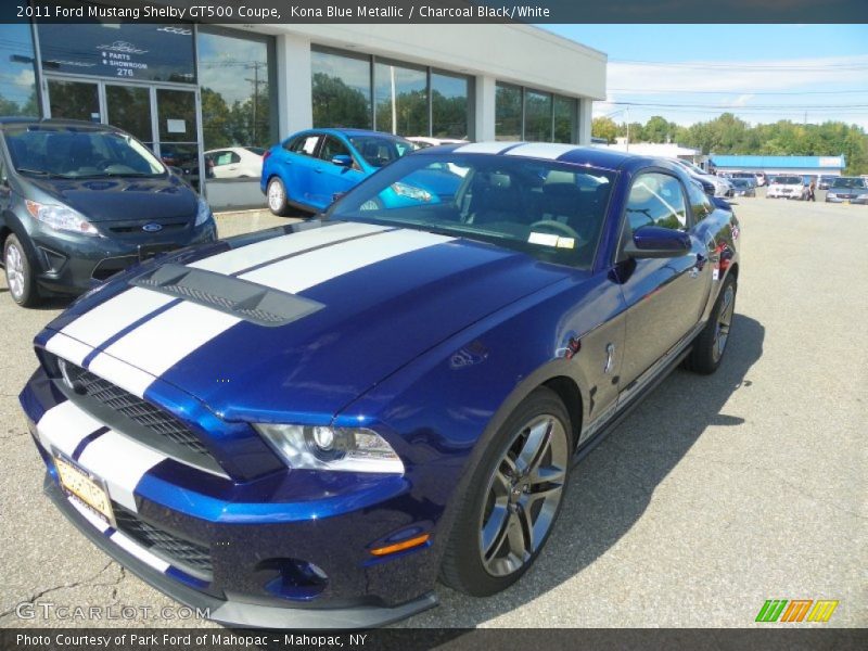Front 3/4 View of 2011 Mustang Shelby GT500 Coupe