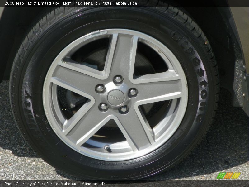 Light Khaki Metallic / Pastel Pebble Beige 2008 Jeep Patriot Limited 4x4