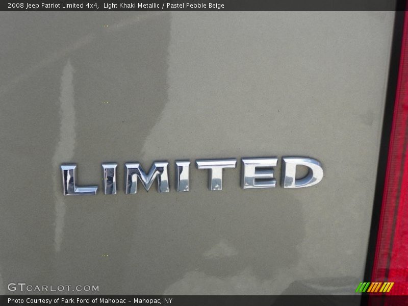 Light Khaki Metallic / Pastel Pebble Beige 2008 Jeep Patriot Limited 4x4