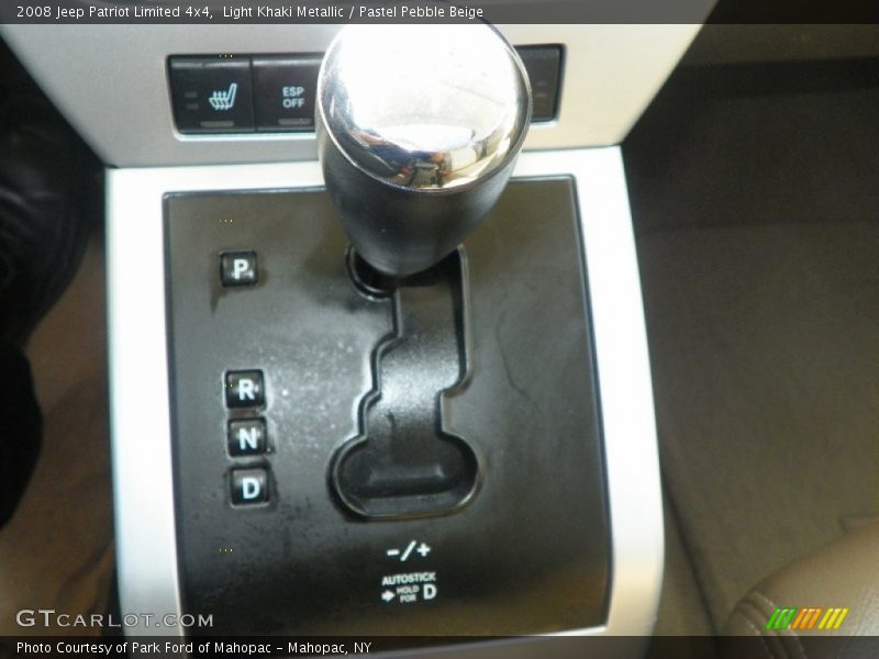 Light Khaki Metallic / Pastel Pebble Beige 2008 Jeep Patriot Limited 4x4