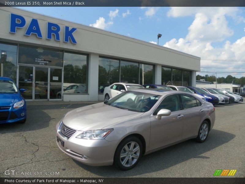 Moon Shell Mica / Black 2008 Lexus ES 350