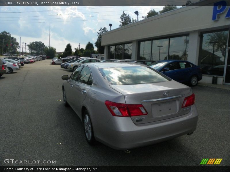 Moon Shell Mica / Black 2008 Lexus ES 350