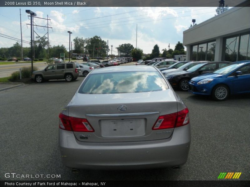 Moon Shell Mica / Black 2008 Lexus ES 350