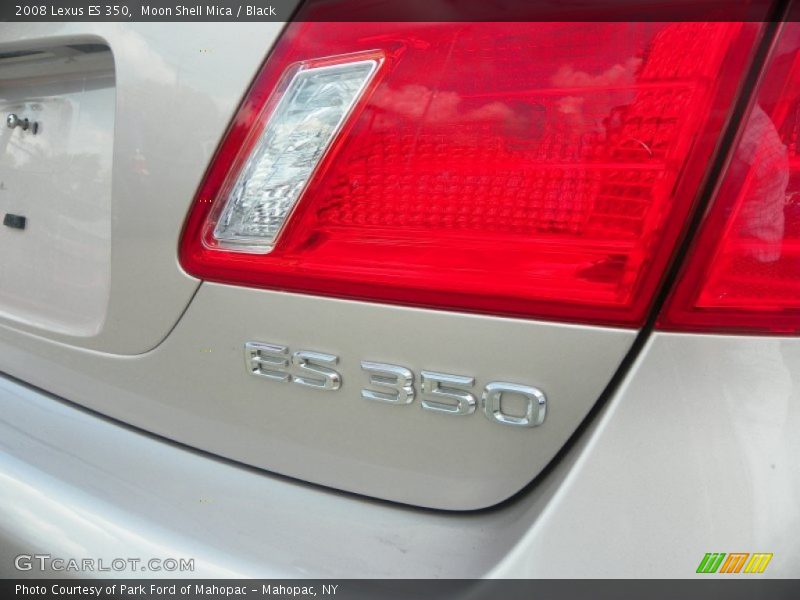 Moon Shell Mica / Black 2008 Lexus ES 350