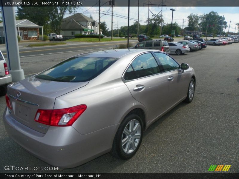Moon Shell Mica / Black 2008 Lexus ES 350