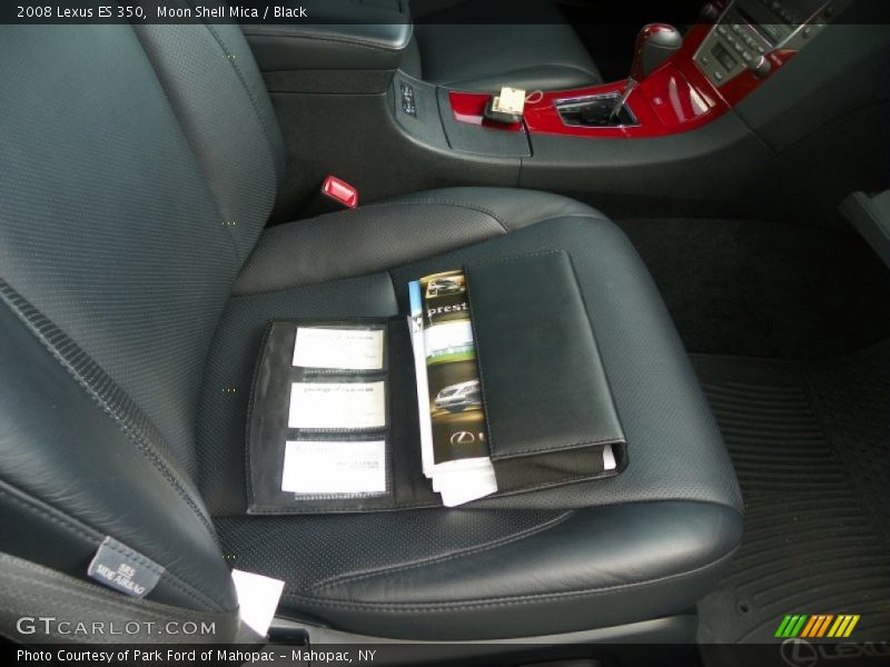 Moon Shell Mica / Black 2008 Lexus ES 350