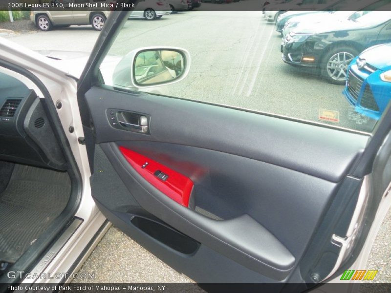 Moon Shell Mica / Black 2008 Lexus ES 350