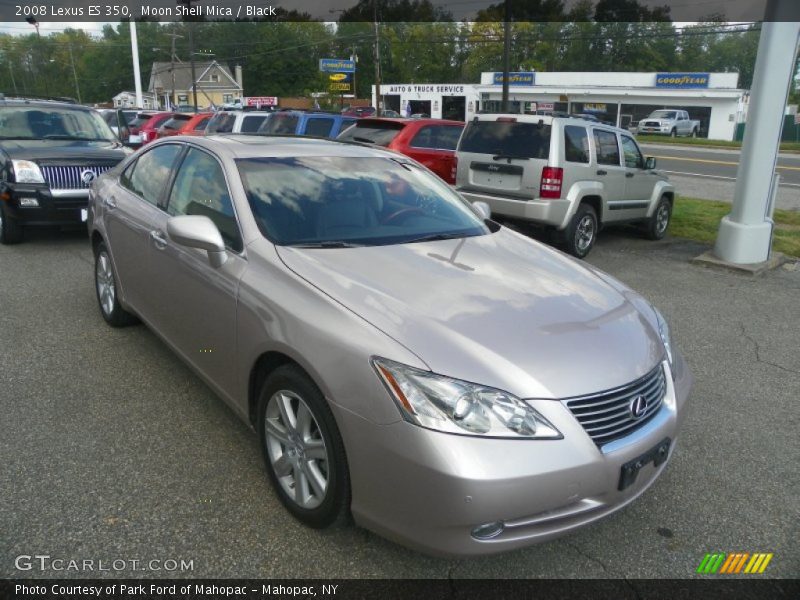 Moon Shell Mica / Black 2008 Lexus ES 350