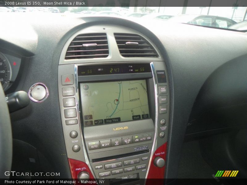 Moon Shell Mica / Black 2008 Lexus ES 350