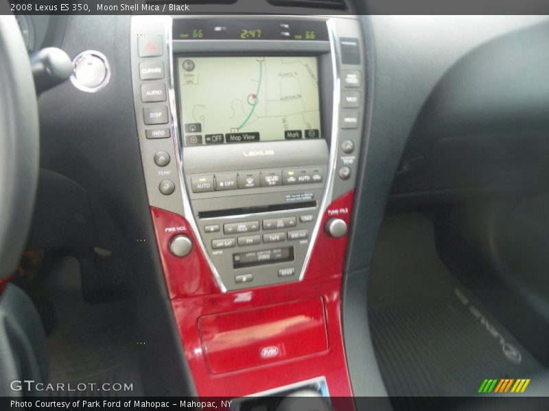 Moon Shell Mica / Black 2008 Lexus ES 350