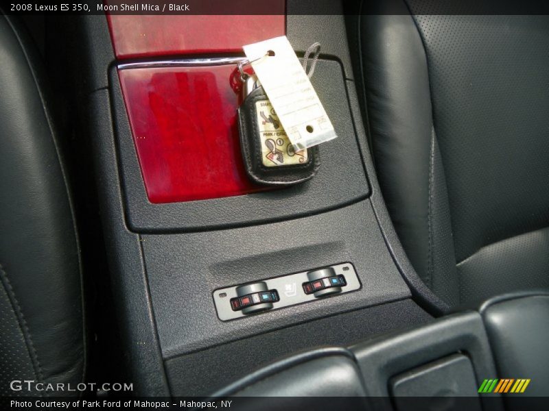 Moon Shell Mica / Black 2008 Lexus ES 350