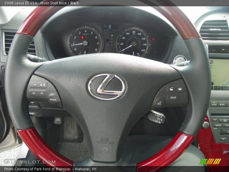 Moon Shell Mica / Black 2008 Lexus ES 350