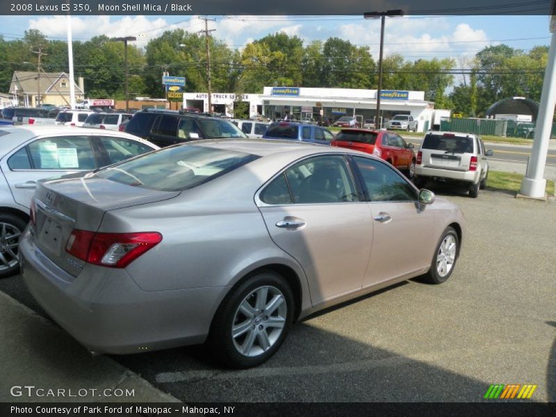 Moon Shell Mica / Black 2008 Lexus ES 350
