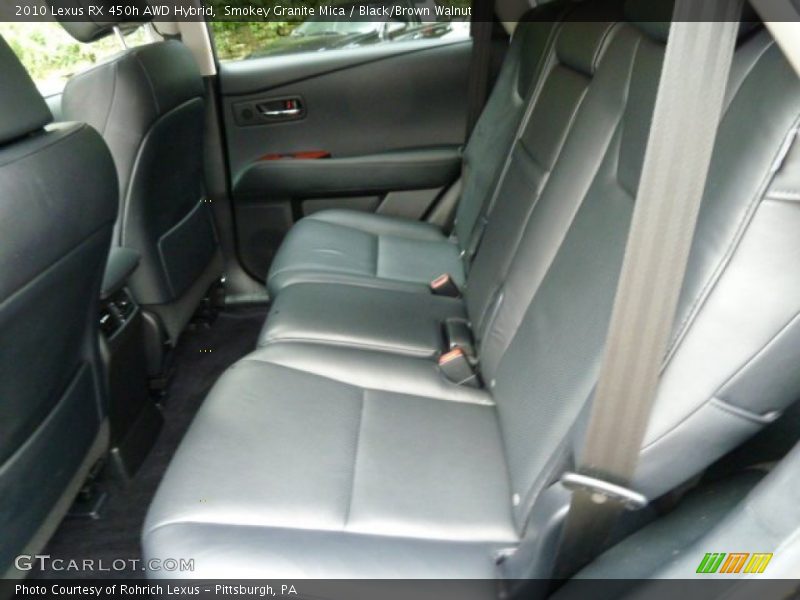  2010 RX 450h AWD Hybrid Black/Brown Walnut Interior
