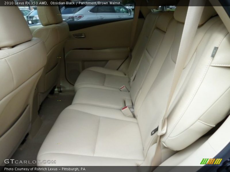 Obsidian Black / Parchment/Brown Walnut 2010 Lexus RX 350 AWD