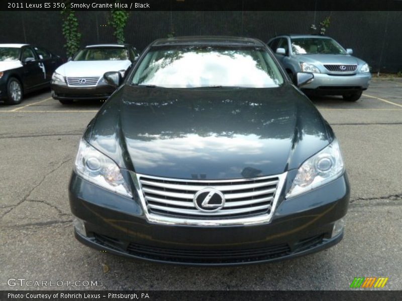 Smoky Granite Mica / Black 2011 Lexus ES 350