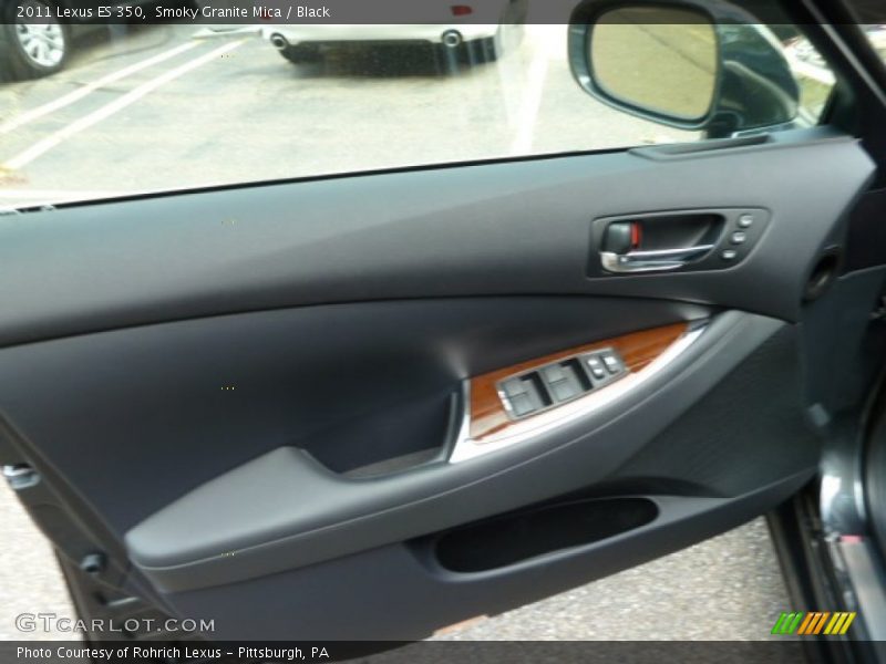 Smoky Granite Mica / Black 2011 Lexus ES 350