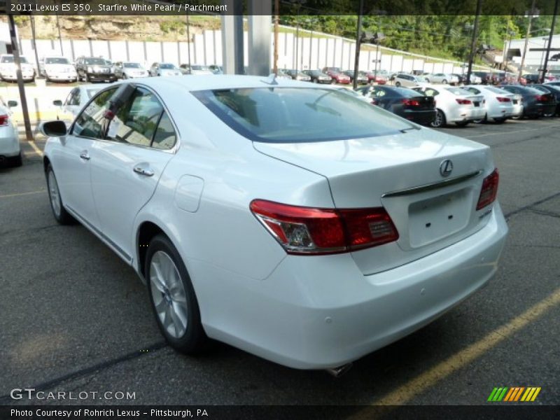 Starfire White Pearl / Parchment 2011 Lexus ES 350