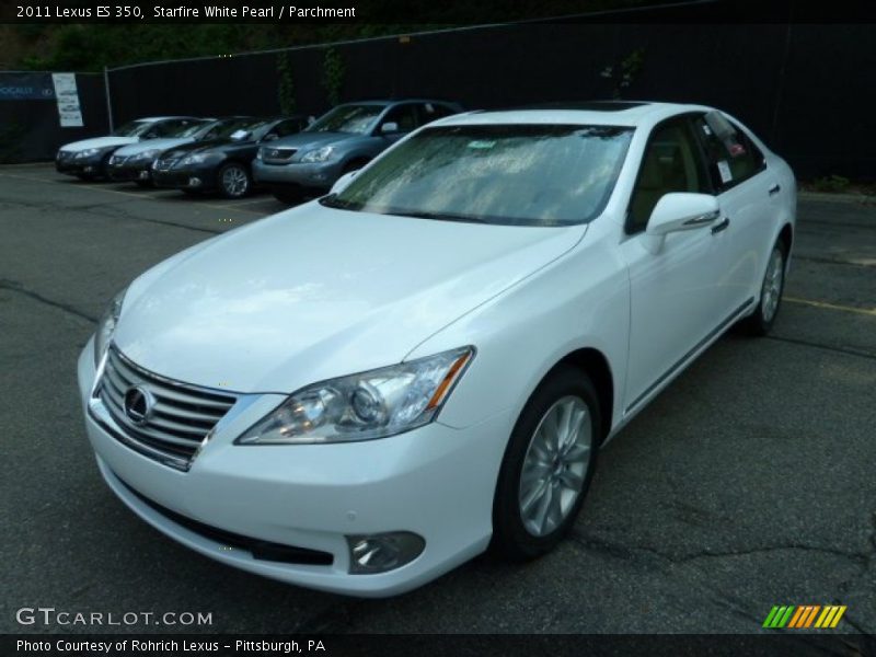 Starfire White Pearl / Parchment 2011 Lexus ES 350