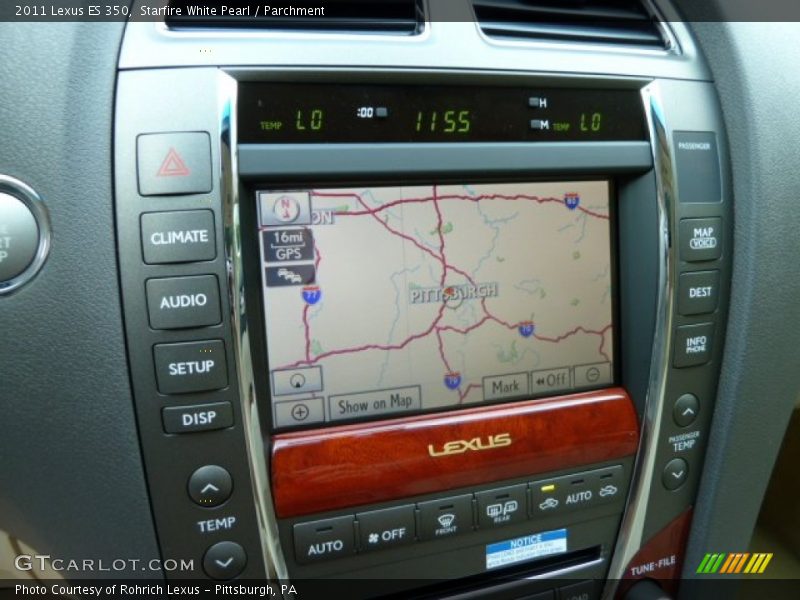 Starfire White Pearl / Parchment 2011 Lexus ES 350