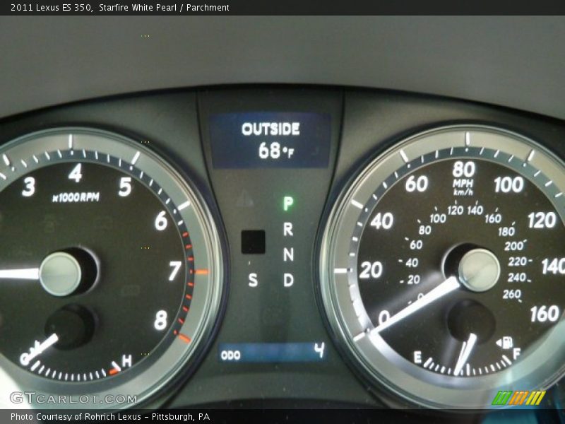 Starfire White Pearl / Parchment 2011 Lexus ES 350