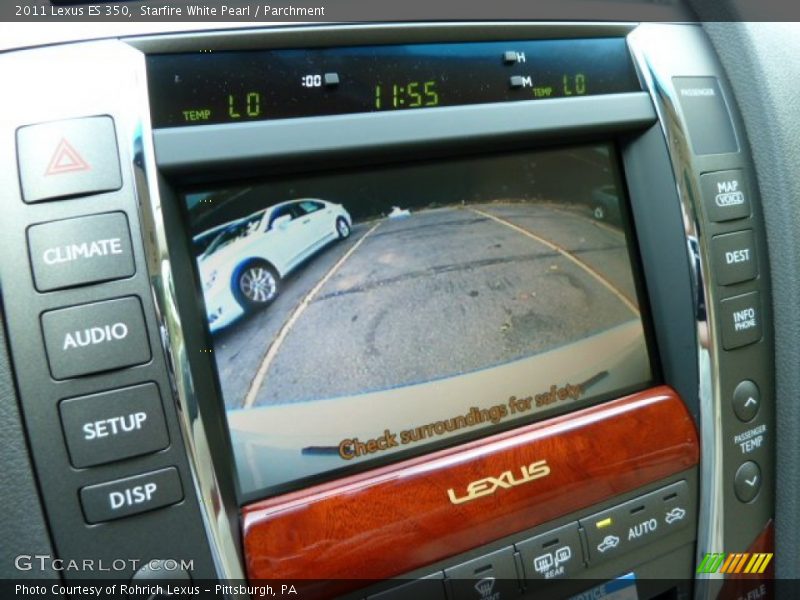 Starfire White Pearl / Parchment 2011 Lexus ES 350