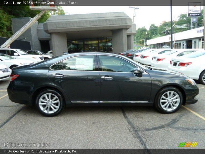 Smoky Granite Mica / Black 2011 Lexus ES 350