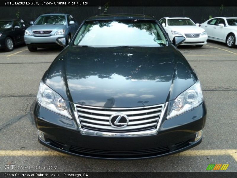 Smoky Granite Mica / Black 2011 Lexus ES 350