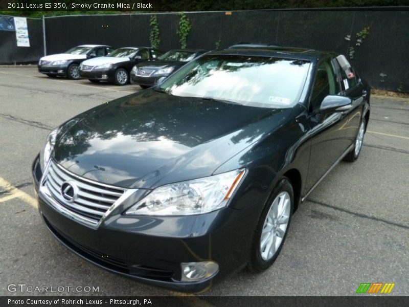 Smoky Granite Mica / Black 2011 Lexus ES 350