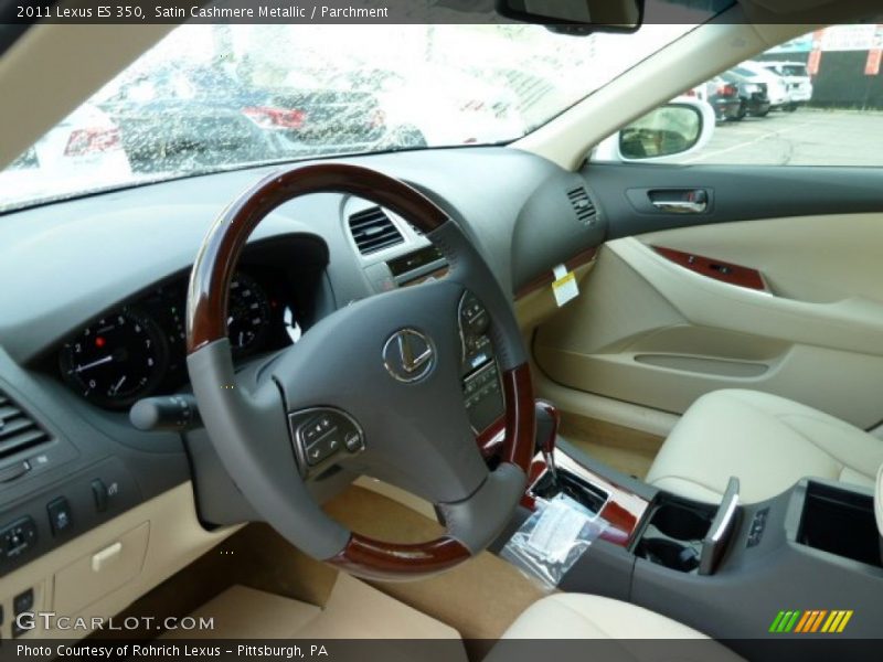 Satin Cashmere Metallic / Parchment 2011 Lexus ES 350