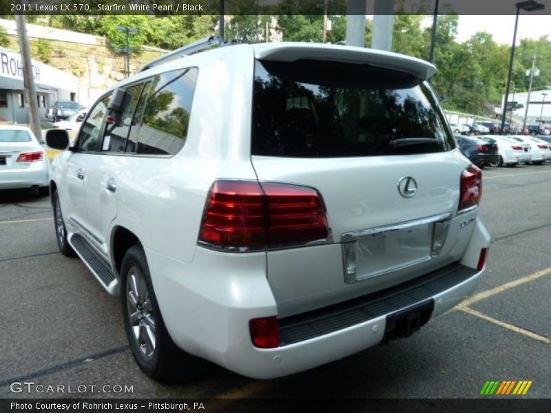 Starfire White Pearl / Black 2011 Lexus LX 570