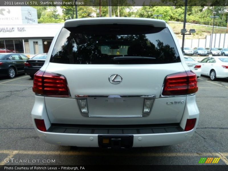 Starfire White Pearl / Black 2011 Lexus LX 570