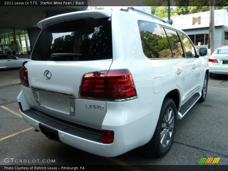 Starfire White Pearl / Black 2011 Lexus LX 570