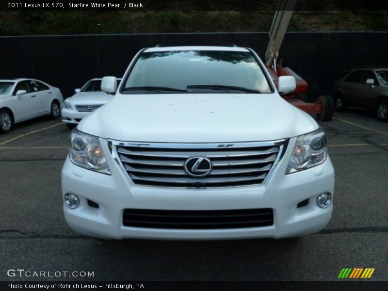 Starfire White Pearl / Black 2011 Lexus LX 570