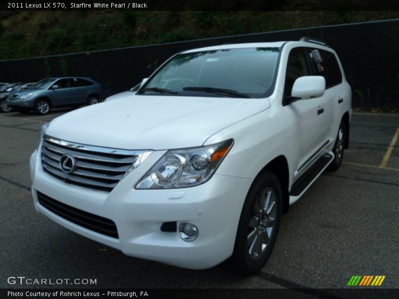Starfire White Pearl / Black 2011 Lexus LX 570