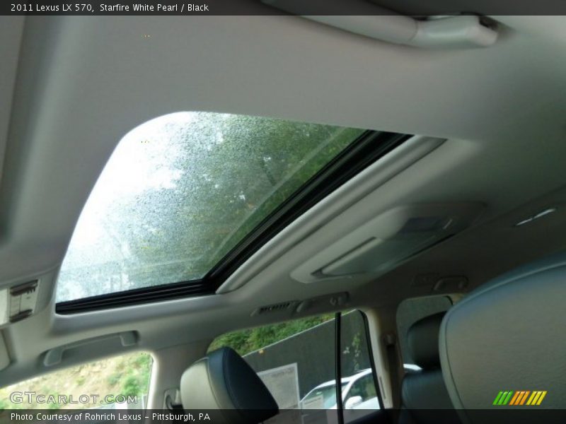 Starfire White Pearl / Black 2011 Lexus LX 570