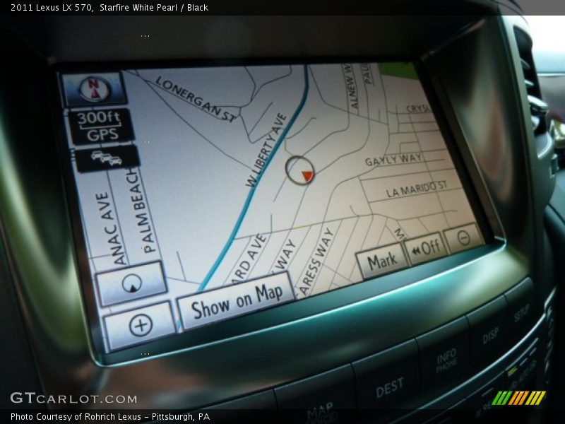 Navigation of 2011 LX 570