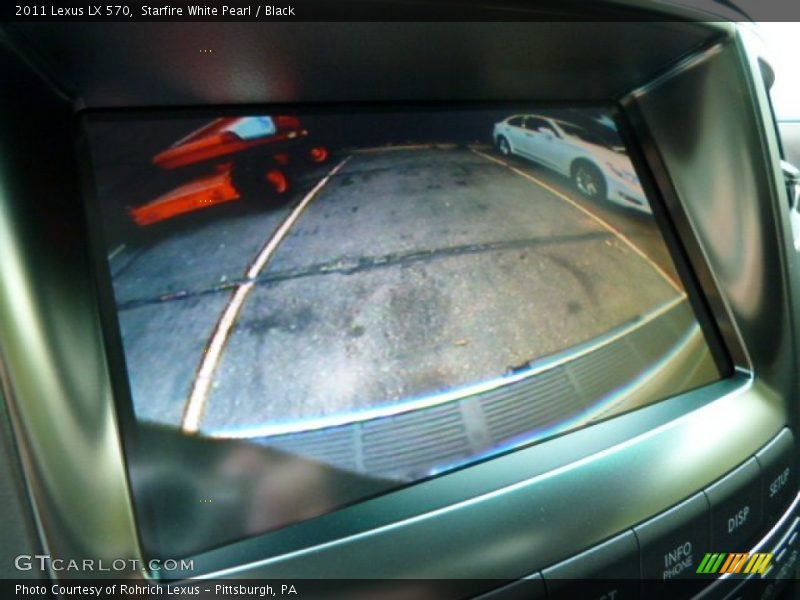 Starfire White Pearl / Black 2011 Lexus LX 570