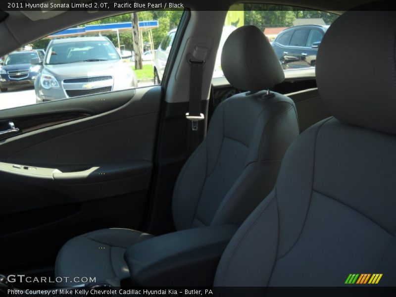 Pacific Blue Pearl / Black 2011 Hyundai Sonata Limited 2.0T
