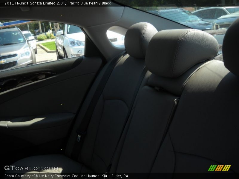 Pacific Blue Pearl / Black 2011 Hyundai Sonata Limited 2.0T
