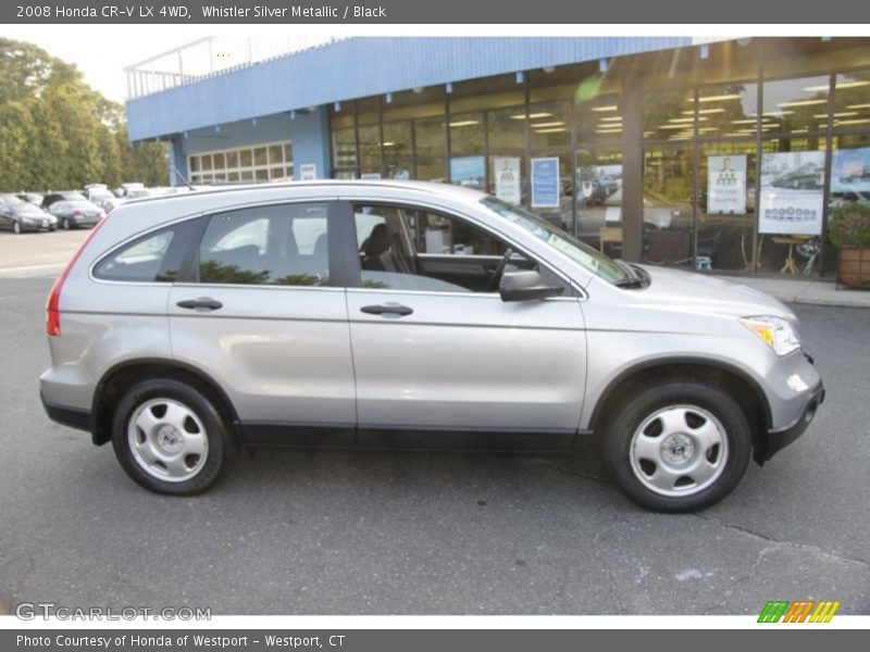 Whistler Silver Metallic / Black 2008 Honda CR-V LX 4WD