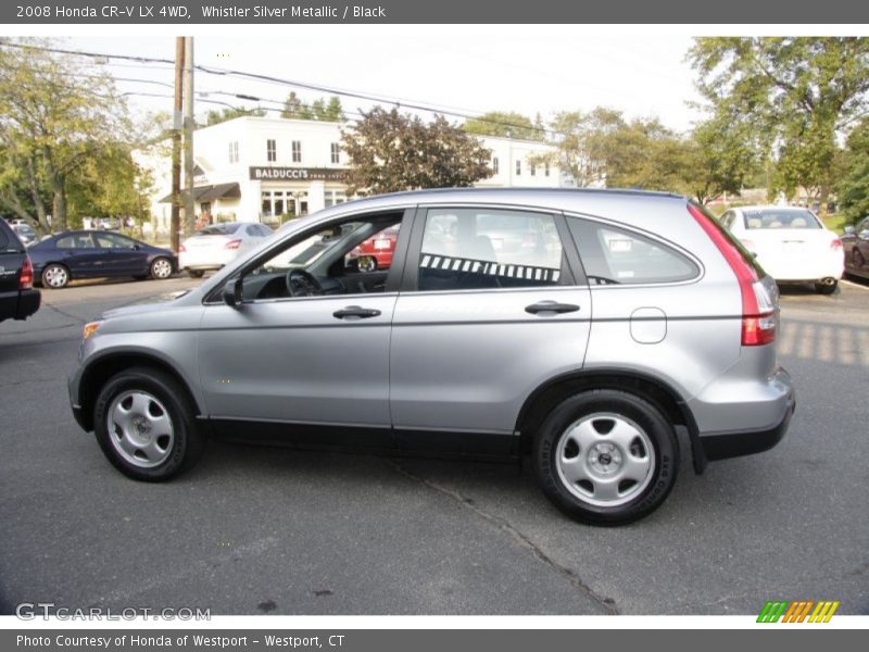 Whistler Silver Metallic / Black 2008 Honda CR-V LX 4WD