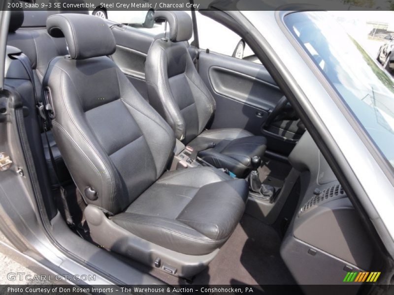  2003 9-3 SE Convertible Charcoal Grey Interior