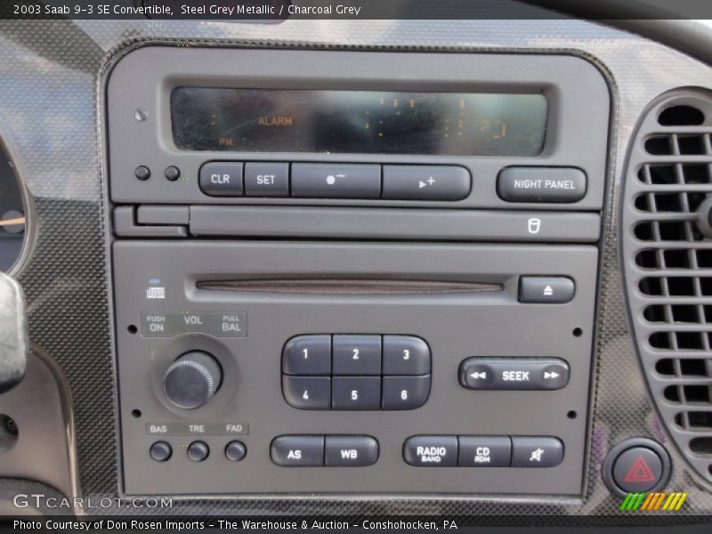 Audio System of 2003 9-3 SE Convertible